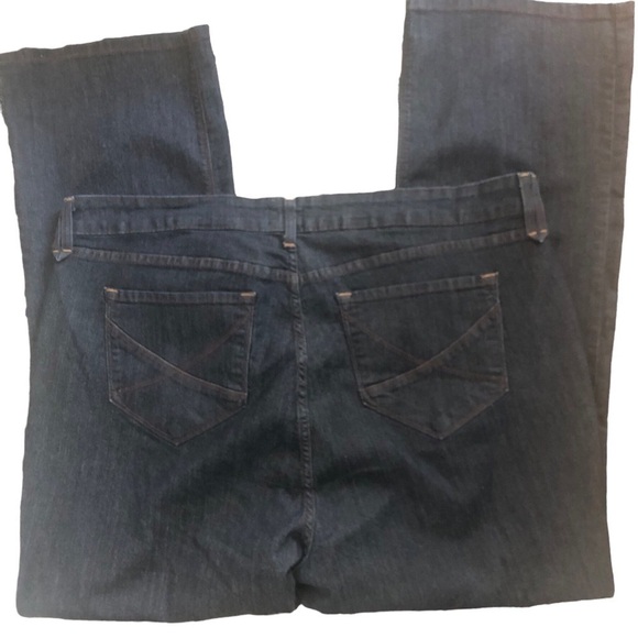 NYDJ Women’s Boot Cut Trouser Jean Sz 24W Dark Denim Stretch Lift N Tuck Tech - Picture 4 of 6